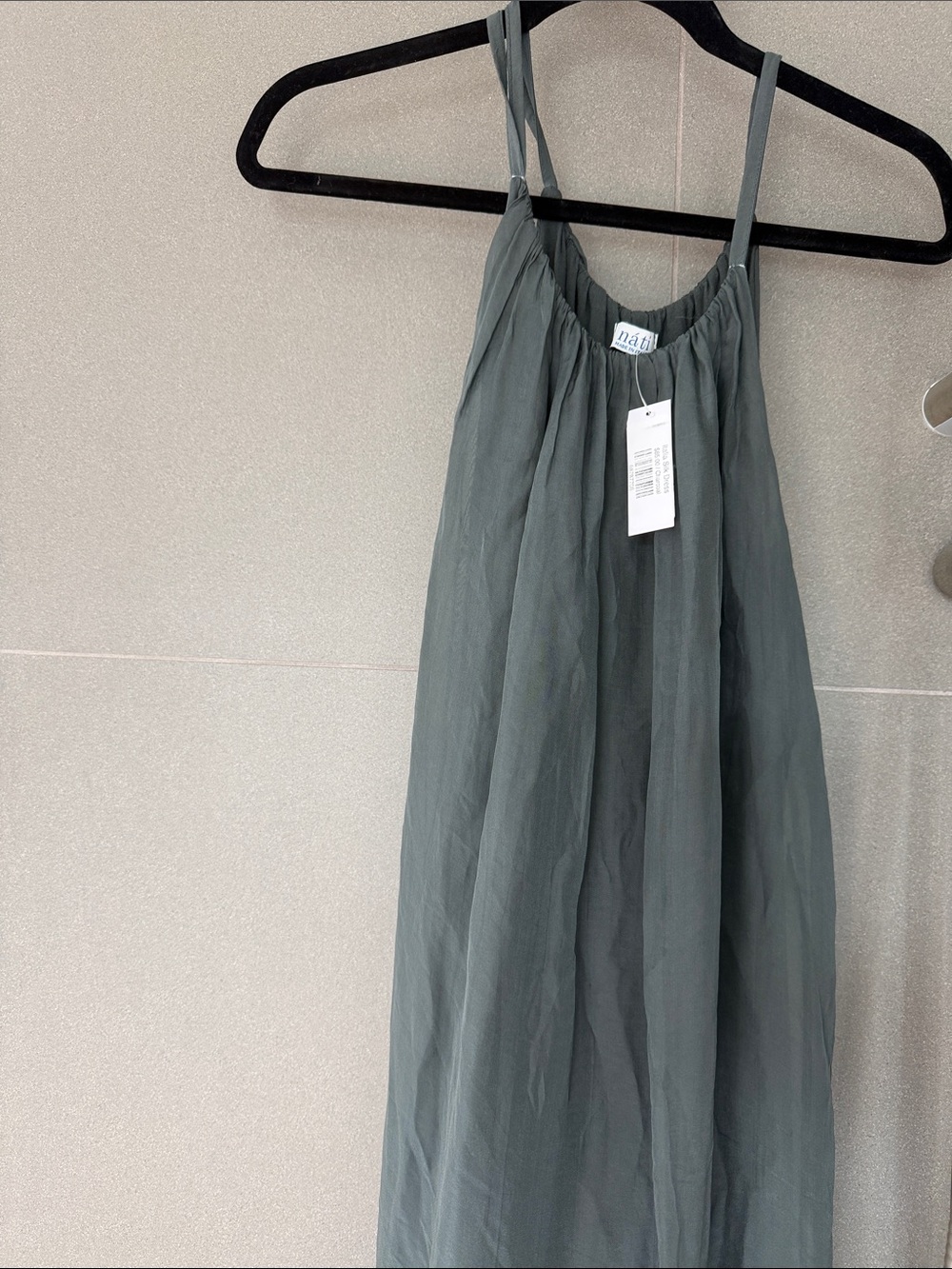 Lightweight Black Maxi Skirt with Adjustable Straps